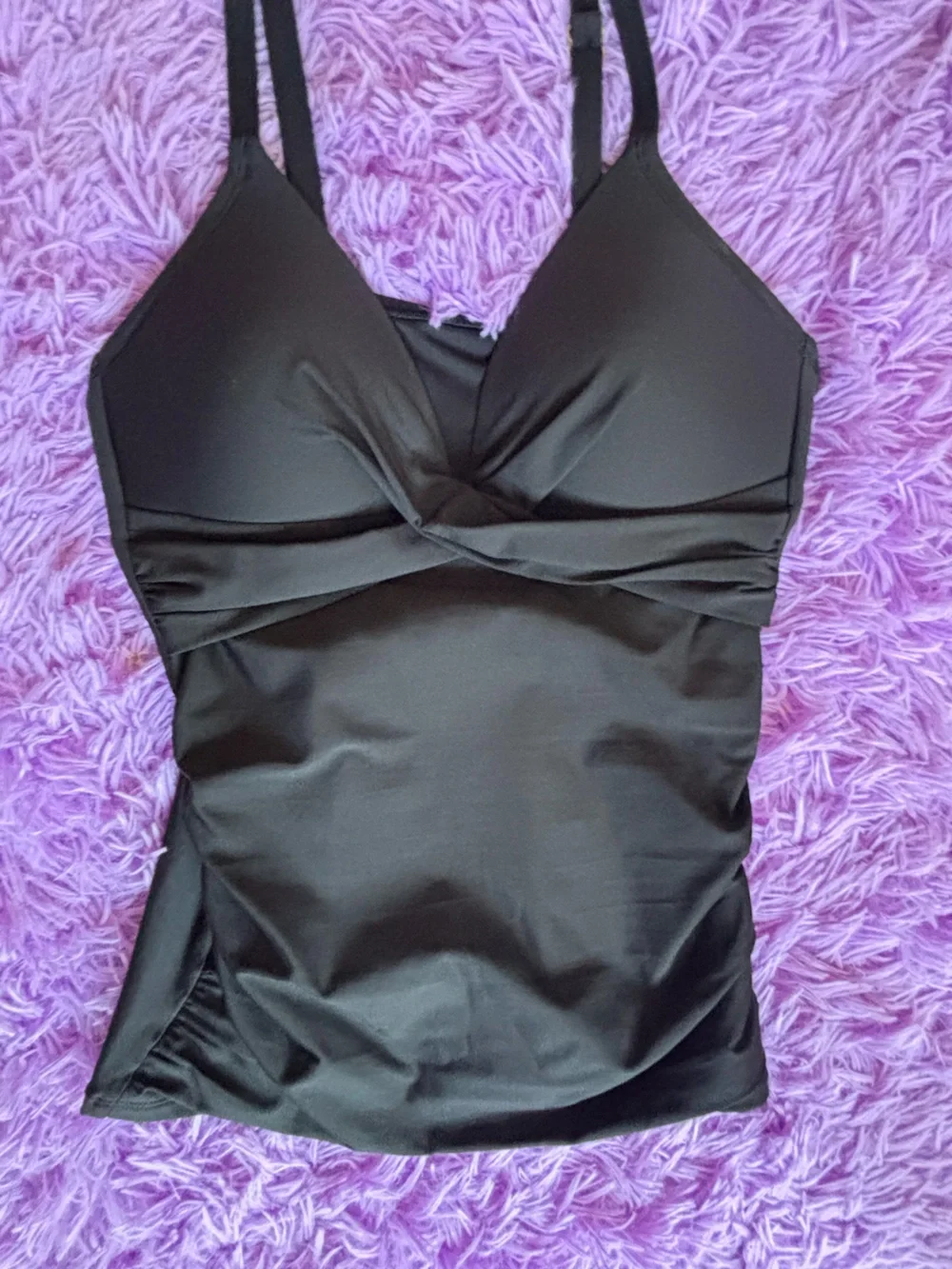 Classic Black Tankini Top